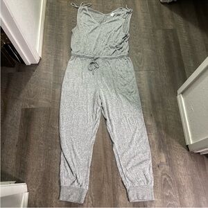 Stars Above Heather Gray Jumpsuit